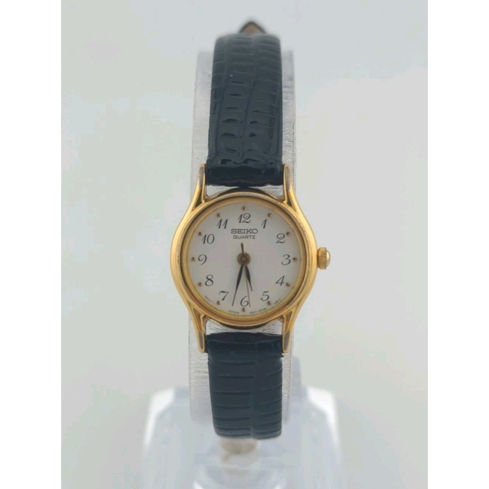 New Batt & Strap - Vintage SEIKO 1N01-0E10 Gold Tone Women's Watch 20mm